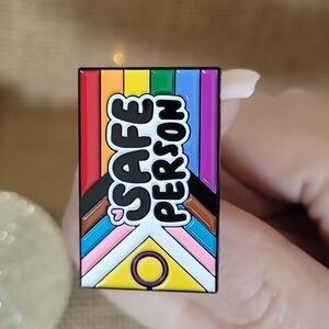 SAFE PERSON LGBTQIA PIN
